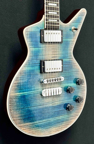 Dean Guitars - USA - Time Capsule - Cadi - Faded Denim - Dean USA DMT Pickups - Nickel Hardware - Block Inlays - OHSC