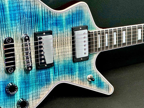 Dean Guitars - USA - Time Capsule - Cadi - Faded Denim - Dean USA DMT Pickups - Nickel Hardware - Block Inlays - OHSC