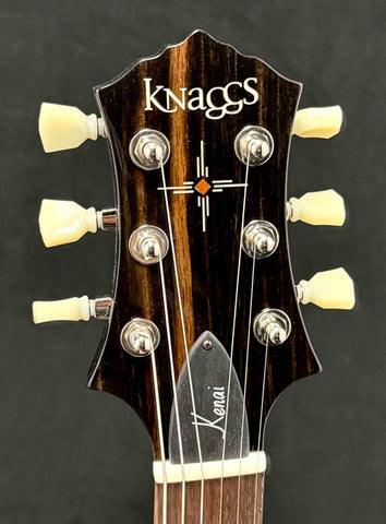 Knaggs Guitars - Influence Kenai - Black - Gloss Nitro - Natural Binding - Maple Top - Mohogany Body - OHSC - Call for Best Price !!!