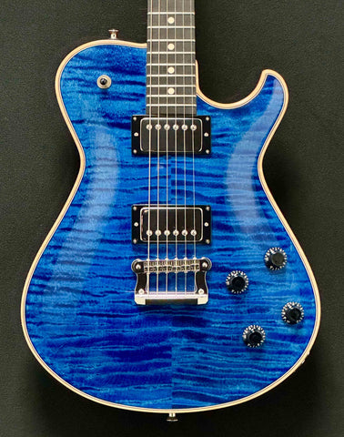 Knaggs Guitars - Influence Kenai - Ocean Blue - Gloss Nitro Finish - T2 Maple/Mahogany Body - Mahogany Neck -  Ebony Fretboard and Headstock - Bare Knuckle Mules Pickups - Nickel Hardware - OHSC - Call for Best Price !!!