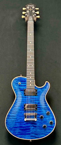 Knaggs Guitars - Influence Kenai - Ocean Blue - Gloss Nitro Finish - T2 Maple/Mahogany Body - Mahogany Neck -  Ebony Fretboard and Headstock - Bare Knuckle Mules Pickups - Nickel Hardware - OHSC - Call for Best Price !!!