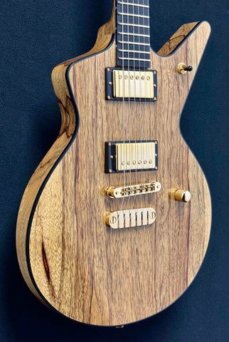 Dean Guitars - USA - Custom - Cadi - African Black Limba (KORINA) - Oil Finish - Seymour Duncan Jazz & Jeff Beck Pickups - Brass Nut - Slim "D" Neck Profile - Gold Hardware - OHSC