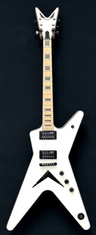 Dean Guitars - USA - ML - 2022 NAMM Prototype - Classic White - Mahogany Body - Maple Neck and Fretboard - Soft C to Soft V Neck Profile - USA DMT PIckups - Black Hardware - Block Inlays - Sperzel Locking Tuners - w/OHSC