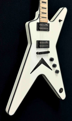 Dean Guitars - USA - ML - 2022 NAMM Prototype - Classic White - Mahogany Body - Maple Neck and Fretboard - Soft C to Soft V Neck Profile - USA DMT PIckups - Black Hardware - Block Inlays - Sperzel Locking Tuners - w/OHSC