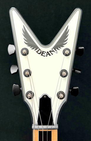 Dean Guitars - USA - ML - 2022 NAMM Prototype - Classic White - Mahogany Body - Maple Neck and Fretboard - Soft C to Soft V Neck Profile - USA DMT PIckups - Black Hardware - Block Inlays - Sperzel Locking Tuners - w/OHSC