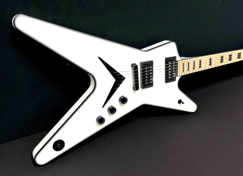 Dean Guitars - USA - ML - 2022 NAMM Prototype - Classic White - Mahogany Body - Maple Neck and Fretboard - Soft C to Soft V Neck Profile - USA DMT PIckups - Black Hardware - Block Inlays - Sperzel Locking Tuners - w/OHSC