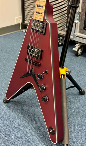 Dean Guitars - USA - AAA - V - 2022 NAMM Prototype - Metallic Red Satin - DMT Pickups - Black Hardware - Soft V to Soft C Neck Profile - OHSC