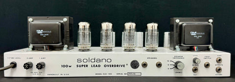 Soldano SLO-100 - 2004 - #1648 - with Depth Option - Seattle Washington Built - New and Biased Sovtek 5881/6L6WGC coin based tubes - New JJ ECC83S preamp tubes - New 1 and 5 amp Fast Blow fuses