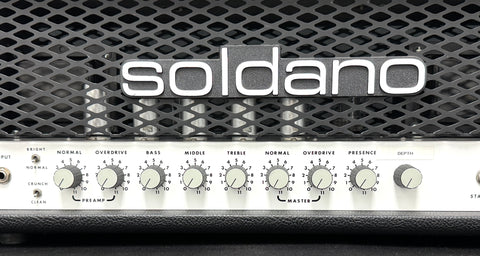 Soldano SLO-100 - 2004 - #1648 - with Depth Option - Seattle Washington Built - New and Biased Sovtek 5881/6L6WGC coin based tubes - New JJ ECC83S preamp tubes - New 1 and 5 amp Fast Blow fuses