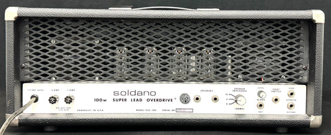 Soldano SLO-100 - 2004 - #1648 - with Depth Option - Seattle Washington Built - New and Biased Sovtek 5881/6L6WGC coin based tubes - New JJ ECC83S preamp tubes - New 1 and 5 amp Fast Blow fuses