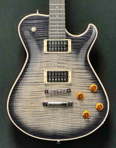 Knaggs Guitars - Influence Kenai T/S - "Eric Steckel" Signature Model - T1 Top - Charcoal Burst/Black Back - Gloss Nitro - Nickel Hardware - Seymour Duncan "Candy" Pickups - OHSC