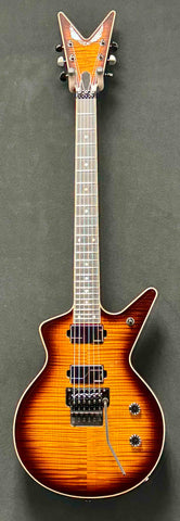 Dean Guitars - USA - Cadi Floyd Custom - Flame Maple - Trans Tiger Eye - Scrape Flame Maple Binding - Roasted Flame Maple Neck - FIshman Fluence Modern Black Nickel Pickups - w/OHSC