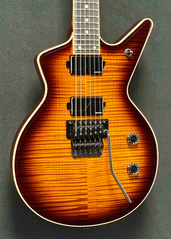 Dean Guitars - USA - Cadi Floyd Custom - Flame Maple - Trans Tiger Eye - Scrape Flame Maple Binding - Roasted Flame Maple Neck - FIshman Fluence Modern Black Nickel Pickups - w/OHSC