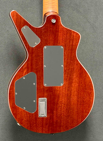 Dean Guitars - USA - Cadi Floyd Custom - Flame Maple - Trans Tiger Eye - Scrape Flame Maple Binding - Roasted Flame Maple Neck - FIshman Fluence Modern Black Nickel Pickups - w/OHSC