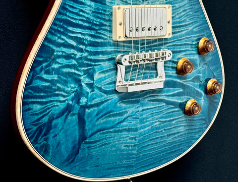 Knaggs Guitars - Influence Series - Kenai - 15th Anniversary Navajo Sun - Turquoise/Beach Burst - Gloss Nitro - T1 Maple Top - Mahogany body - Nickel Hardware - Bare Knuckle Mule Pickups - OHSC - Call for Best Price !!!