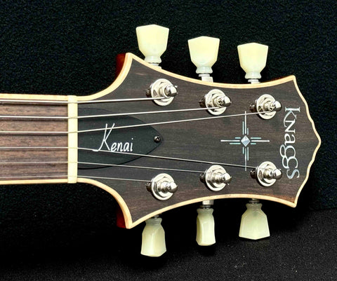 Knaggs Guitars - Influence Series - Kenai - 15th Anniversary Navajo Sun - Turquoise/Beach Burst - Gloss Nitro - T1 Maple Top - Mahogany body - Nickel Hardware - Bare Knuckle Mule Pickups - OHSC - Call for Best Price !!!