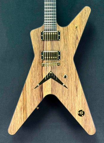 Dean Guitars - USA - ML - Custom - Black Limba Oil Finish (Korina) - Seymour Duncan Jazz & Jeff Beck / Black Pickup Rings - Slim D Neck Profile - Revers 6 Inline Headstock - Jumbo Jeskar Frets - Gold Hardware - w/OHSC - Call for Best Price !!!