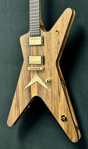Dean Guitars - USA - ML - Custom - Black Limba Oil Finish (Korina) - Seymour Duncan Jazz & Jeff Beck / Black Pickup Rings - Slim D Neck Profile - Revers 6 Inline Headstock - Jumbo Jeskar Frets - Gold Hardware - w/OHSC - Call for Best Price !!!