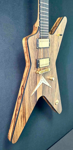 Dean Guitars - USA - ML - Custom - Black Limba Oil Finish (Korina) - Seymour Duncan Jazz & Jeff Beck / Black Pickup Rings - Slim D Neck Profile - Revers 6 Inline Headstock - Jumbo Jeskar Frets - Gold Hardware - w/OHSC - Call for Best Price !!!