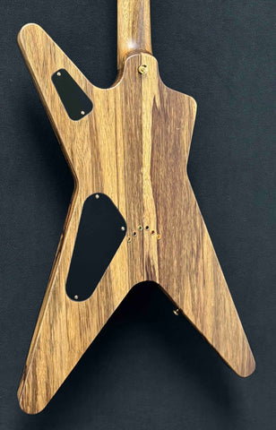 Dean Guitars - USA - ML - Custom - Black Limba Oil Finish (Korina) - Seymour Duncan Jazz & Jeff Beck / Black Pickup Rings - Slim D Neck Profile - Revers 6 Inline Headstock - Jumbo Jeskar Frets - Gold Hardware - w/OHSC - Call for Best Price !!!