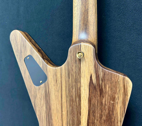Dean Guitars - USA - ML - Custom - Black Limba Oil Finish (Korina) - Seymour Duncan Jazz & Jeff Beck / Black Pickup Rings - Slim D Neck Profile - Revers 6 Inline Headstock - Jumbo Jeskar Frets - Gold Hardware - w/OHSC - Call for Best Price !!!