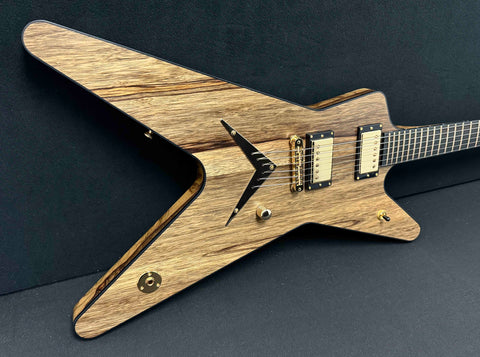 Dean Guitars - USA - ML - Custom - Black Limba Oil Finish (Korina) - Seymour Duncan Jazz & Jeff Beck / Black Pickup Rings - Slim D Neck Profile - Revers 6 Inline Headstock - Jumbo Jeskar Frets - Gold Hardware - w/OHSC - Call for Best Price !!!