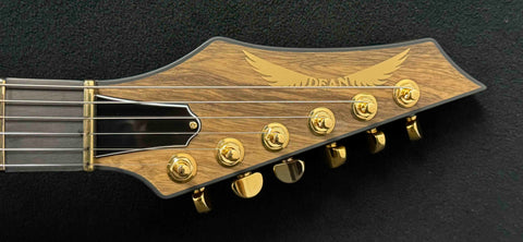 Dean Guitars - USA - ML - Custom - Black Limba Oil Finish (Korina) - Seymour Duncan Jazz & Jeff Beck / Black Pickup Rings - Slim D Neck Profile - Revers 6 Inline Headstock - Jumbo Jeskar Frets - Gold Hardware - w/OHSC - Call for Best Price !!!