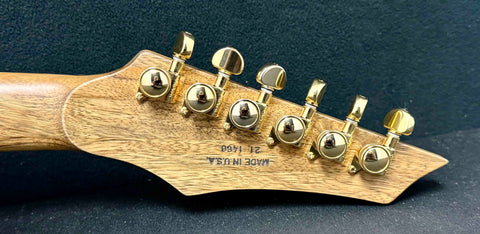 Dean Guitars - USA - ML - Custom - Black Limba Oil Finish (Korina) - Seymour Duncan Jazz & Jeff Beck / Black Pickup Rings - Slim D Neck Profile - Revers 6 Inline Headstock - Jumbo Jeskar Frets - Gold Hardware - w/OHSC - Call for Best Price !!!