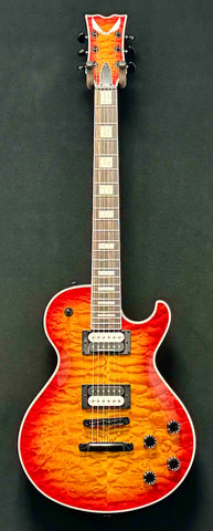 Dean Guitars - Select - Thoroughbred - Quilt Top - Trans Cherry Sunburst