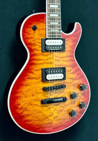 Dean Guitars - Select - Thoroughbred - Quilt Top - Trans Cherry Sunburst