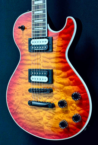 Dean Guitars - Select - Thoroughbred - Quilt Top - Trans Cherry Sunburst