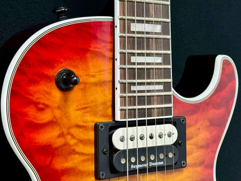 Dean Guitars - Select - Thoroughbred - Quilt Top - Trans Cherry Sunburst