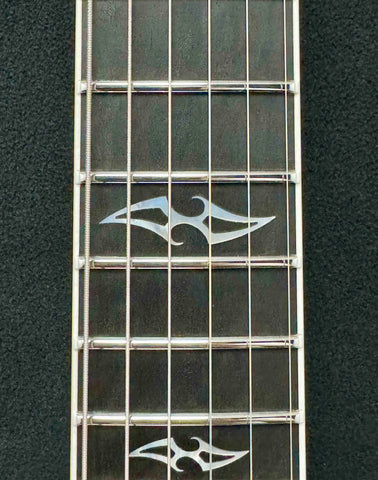  Dean Guitars - USA - Custom Shop One Off - Vengeance - Flame Maple Top & Head Stock - Tiger Eye - Gloss Finish - EMG 81 & 85 Pickups - Black Nickel Hardware - OHSC