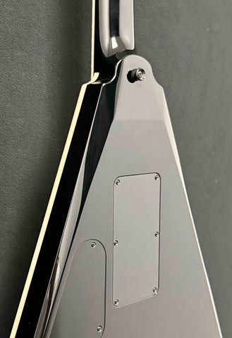  Dean Guitars - USA - Custom Shop One Off - Vengeance - Flame Maple Top & Head Stock - Tiger Eye - Gloss Finish - EMG 81 & 85 Pickups - Black Nickel Hardware - OHSC