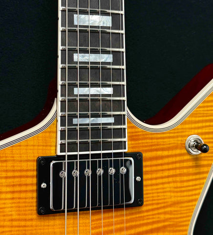 Dean Guitars - USA - Custom - Time Capsule - Flame Top - Cadillac - Trans Amber - w/OHSC
