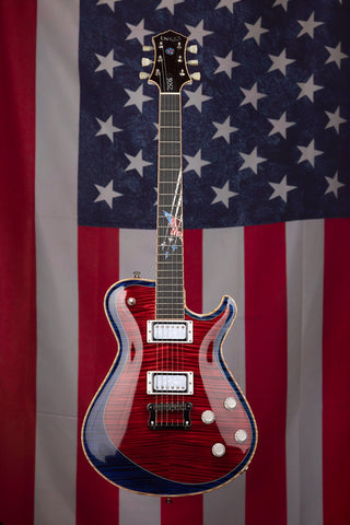 Knaggs Guitars - Influence Series - 250 Years - USA - Kenai - Red, White, Blue