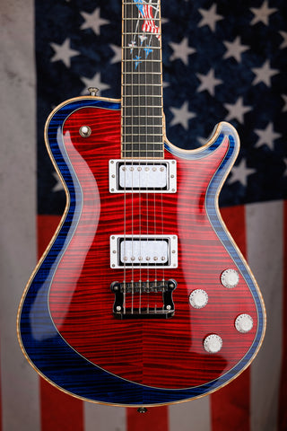 Knaggs Guitars - Influence Series - 250 Years - USA - Kenai - Red, White, Blue