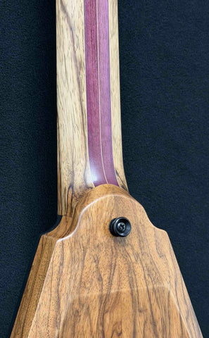 Dean Guitars - USA - Custom Shop One Off - Vengeance - Black Limba (KORINA) Body, Neck, Head Stock - AAA Burl Purple Natural Burst - Slim D Neck Profile - 12"-16" Radius - DMT Pickpus - Black Hardware - OHSC