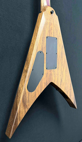 Dean Guitars - USA - Custom Shop One Off - Vengeance - Black Limba (KORINA) Body, Neck, Head Stock - AAA Burl Purple Natural Burst - Slim D Neck Profile - 12"-16" Radius - DMT Pickpus - Black Hardware - OHSC