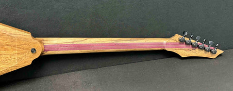 Dean Guitars - USA - Custom Shop One Off - Vengeance - Black Limba (KORINA) Body, Neck, Head Stock - AAA Burl Purple Natural Burst - Slim D Neck Profile - 12"-16" Radius - DMT Pickpus - Black Hardware - OHSC