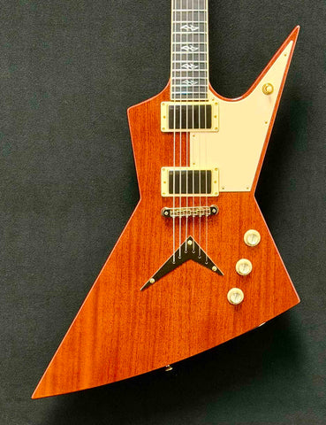 Dean Guitars - USA - Zero - Pickguard - Mahogany - Gloss Natural - USA DMT Baker Act and TIme Capsule Gold  Pickups - OHSC