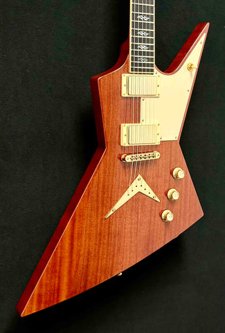 Dean Guitars - USA - Zero - Pickguard - Mahogany - Gloss Natural - USA DMT Baker Act and TIme Capsule Gold  Pickups - OHSC