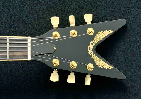 Dean Guitars - USA - Zero - Pickguard - Mahogany - Gloss Natural - USA DMT Baker Act and TIme Capsule Gold  Pickups - OHSC