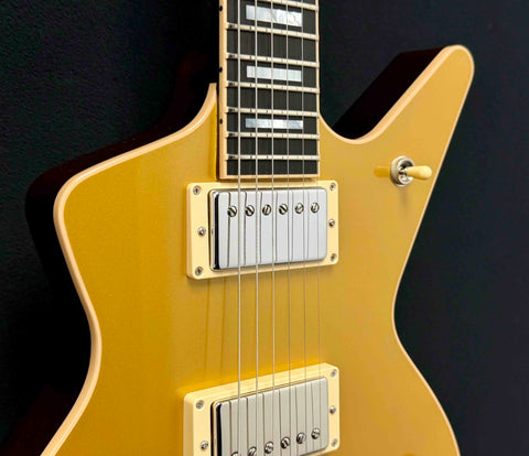 Dean Guitars - USA - TIme Capsule - Cadi - Gold Top - Mahogany Top/Body - 24 5/8" scale - 1 11/16" Graph Tech TUSQ Nut - USA DMT Pickups - Full Maple Binding - 22 Jumbo Frets - Grover Tuners - w/OHSC - Call for Best Price !!!