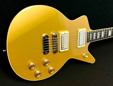 Dean Guitars - USA - TIme Capsule - Cadi - Gold Top - Mahogany Top/Body - 24 5/8" scale - 1 11/16" Graph Tech TUSQ Nut - USA DMT Pickups - Full Maple Binding - 22 Jumbo Frets - Grover Tuners - w/OHSC - Call for Best Price !!!