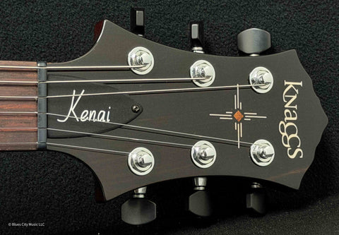 Knaggs Guitars - Influence Kenai - Hollowbody - T1 Maple Top - Fire - Gloss Nitro - R/W Fret Board - Nickel Hardware - Tremolo - OHSC