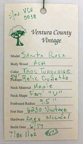 Ventura County Vintage - Santa Rosa - Taos Turquoise