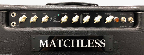 Matchless DC-30R - (30 Watt Combo with Reverb, 1/2 Power Switch, Effects Loop)