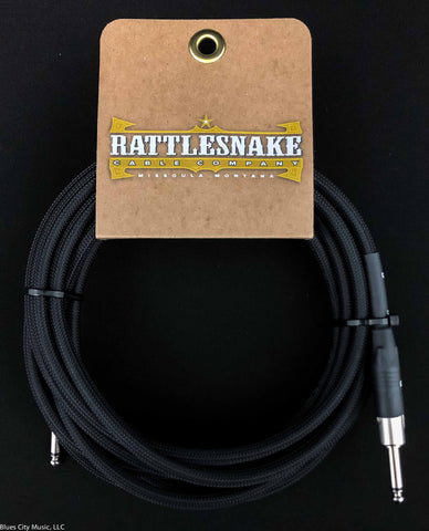 Copy of Rattlesnake Cable Company - 15' Standard - Black - Straight Plugs