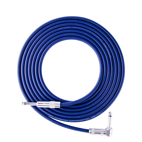 Blue Demon Instrument Cable - 12' right angle to right angle